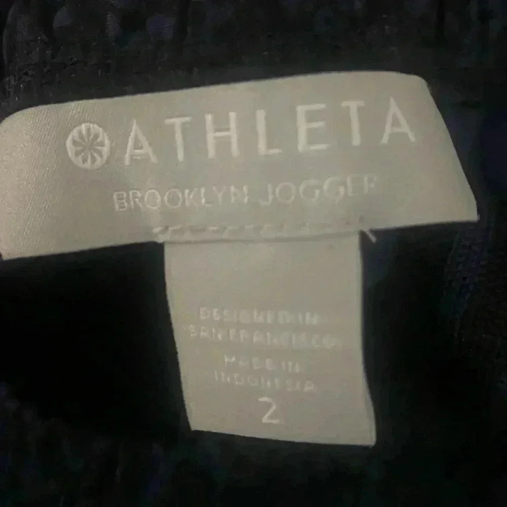 Athleta Brooklyn Jogger Python Print Size 2 - Picture 3 of 4